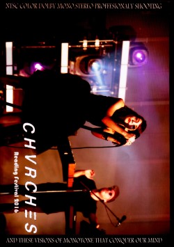 Chvrches チャーチズ/Reading Fes England,UK 2016