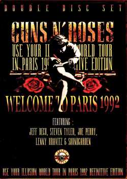 Guns N' Roses ガンズ・アンド・ローゼス/France 1992 Definitive Edition