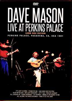 Dave Mason デイヴ・メイソン/CA,USA 1981 Original US Laser Disc Edition
