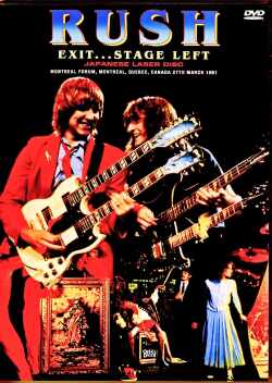 Rush ラッシュ/Exit... Stage Left Canada 1981 Japanese Laser Disc Edition