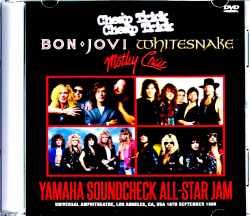 Bon Jovi,Whitesnake,Motley Crue,Cheap Trick/奇跡の大共演 CA,USA 1988 Soundcheck