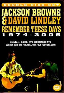 Jackson Browne David Lindley ジャクソン・ブラウン デビッド・リンドレー/TV Live Collection 1974-2006