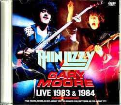 Thin Lizzy Gary Moore シン・リジィ ゲイリー・ムーア/England,UK 1983 & 1984 Japanese Broadcast Edition