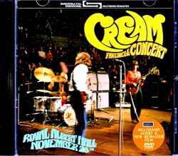 Cream クリーム/フェアウェル・コンサート 1968年 London,UK 1968 Multi-band Audio & Remaster Film