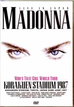 Madonna マドンナ/Who's That Girl Tokyo,Japan 6.22.1987 Japanese Laser Disc Edition