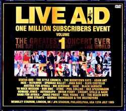 Various Artists Sting,Ultravox,Nik Kershaw,Paul Young,U2,Beach Boys,Sade/Live Aid London & PA,USA 1985 Subscribers Event Vol.1