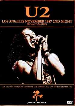 U2 ユーツー/CA,USA 11.18.1987 SBD・AUD Matrix Edition