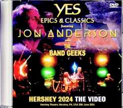 Jon Anderson and the Band Geeks Yes Epics & Classics ジョン・アンダーソン イエス/PA,USA 2024 Complete Jewel Version