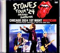 Rolling Stones ローリング・ストーンズ/IL,USA 6.27.2024 Complete Multi-Cam Edition Jewel Version