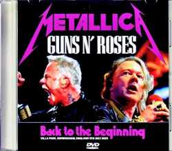 Metallica Guns N' Roses メタリカ ガンズ・アンド・ローゼス/England,UK 2025 Complete Multi-Cam Edition Jewel Version
