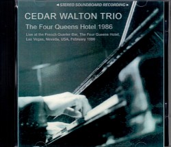 Cedar Walton Trio シダー・ウォルトン/Nevada,USA 1986