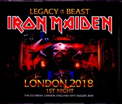 Iron Maiden アイアン・メイデン/London,UK 8.10.2018 S & V