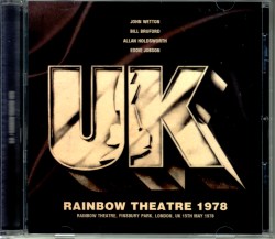 U.K. John Wetton,Eddie Jobson,Allan Holdsworth/London,UK 1978