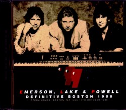 EL & P Emerson,Lake & Powell エマーソン・レイク・アンド・パウエル/MA,USA 1986