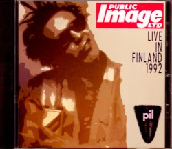 P.I.L. Public Image LTD パブリック・イメージ・リミテッド/Finland 1992