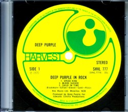 Deep Purple ディープ・パープル/in Rock UK Original LP