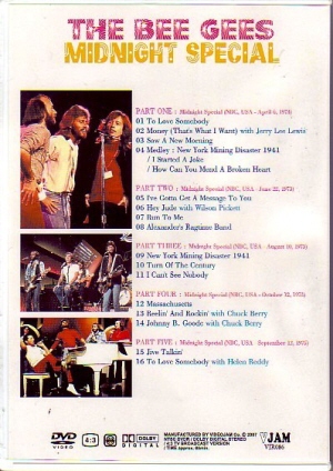 Bee Gees ビージーズ/Live From Midnight Special 1973/75