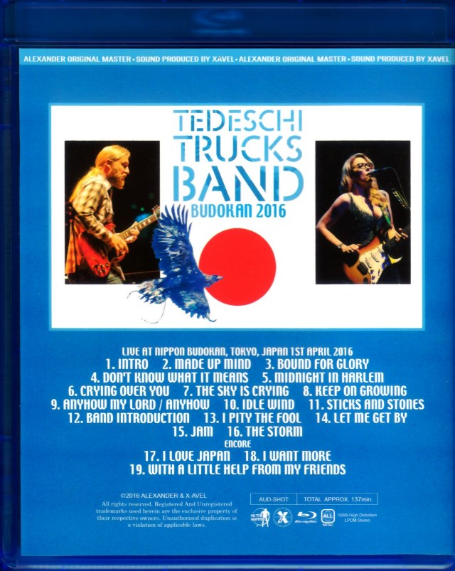 Tedeschi Trucks Band テデスキ・トラックス・バンド/Tokyo,Japan 2016