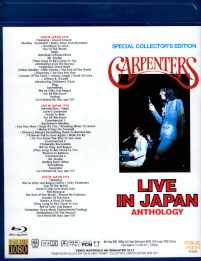 Carpenters カーペンターズ/Live in Japan Anthology Blu-Ray Ver