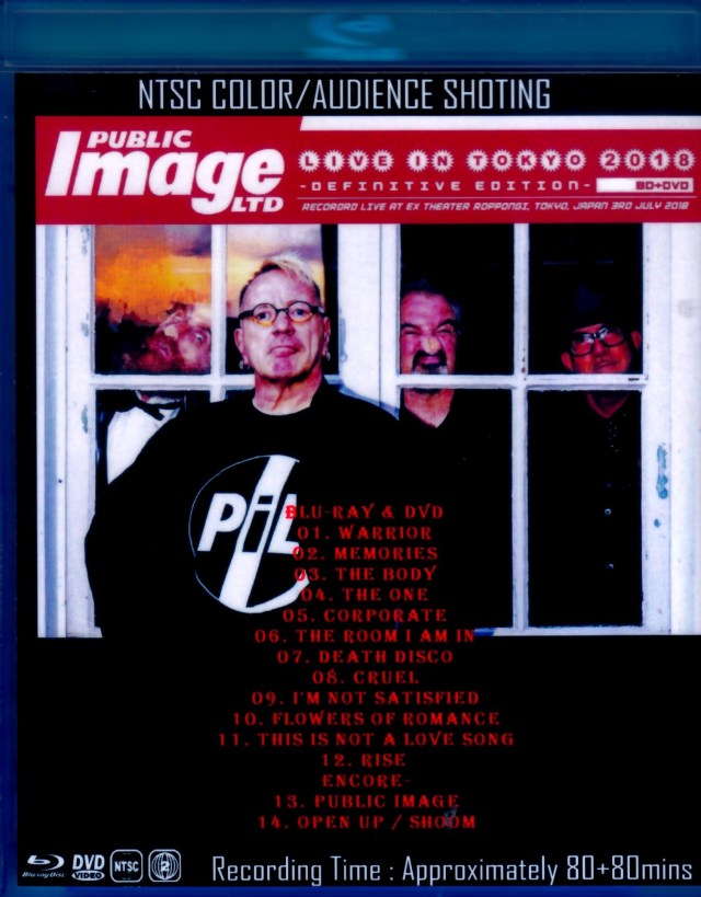 PIL Public Image LTD パブリック・イメージ・リミテッド/Tokyo