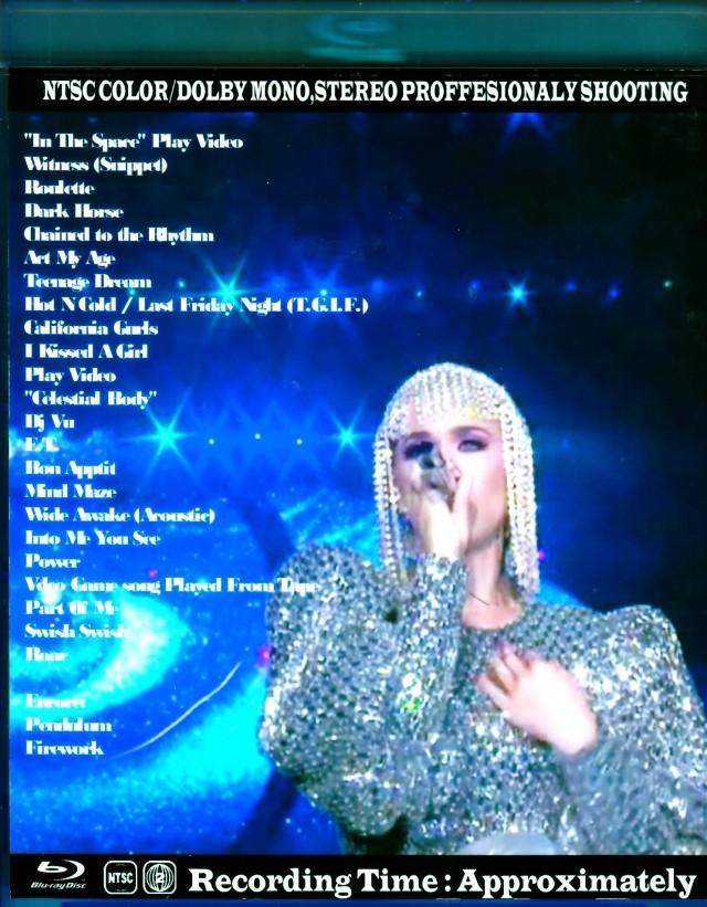 Katy Perry ケイティ・ペリー/Portugal 2018 Blu-Ray Ver.