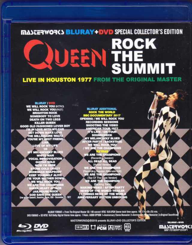 QUEEN クイーン DVD、Blu-ray 9枚セット Queen クィーン/London,UK 1977 Ultimate Revised and Expanded