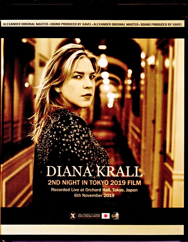 Diana Krall ダイアナ・クラール/Tokyo,Japan 11.6.2019 Blu-Ray