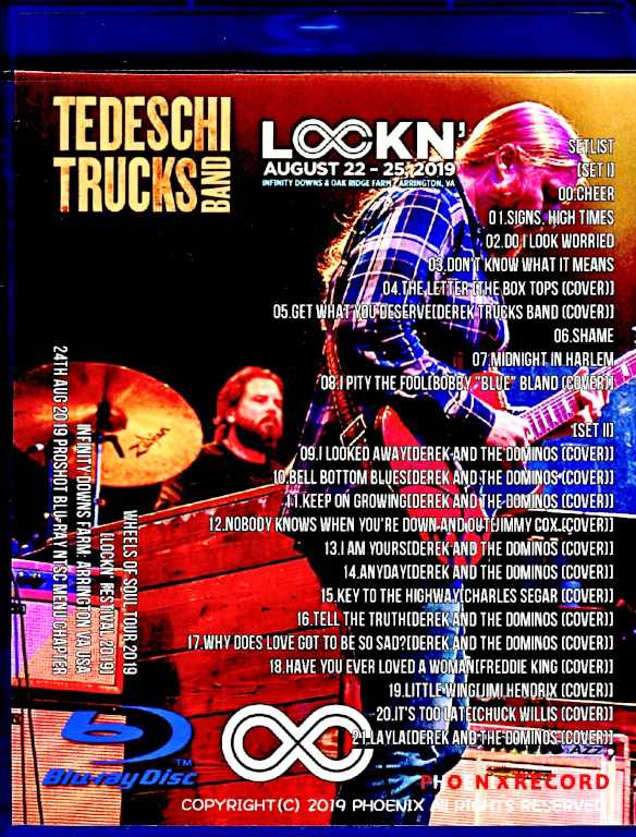 Tedeschi Trucks Band テデスキ・トラックス・バンド/VA,USA 2019 Blu