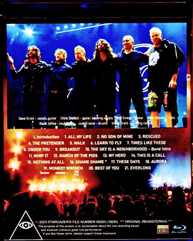 Foo Fighters フー・ファイターズ/Germany 2023 Complete Blu