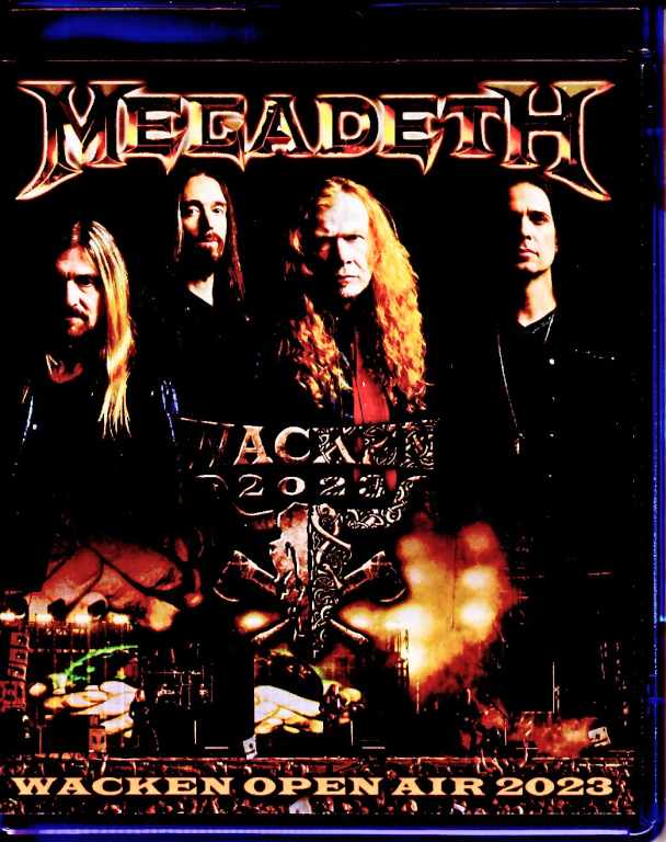 Megadeth メガデス/Germany 2023 Complete Blu-Ray Version
