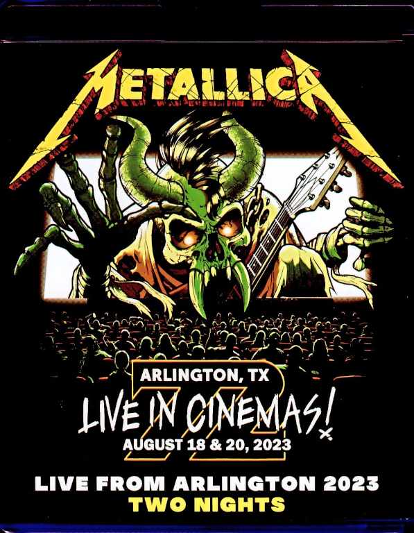 Metallica メタリカ/TX,USA 2023 2Days Blu-Ray Version