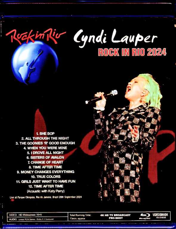 Cyndi Lauper/Front And Center　シンディ・ローパー Cyndi Lauper シンディ・ローパー/PA,USA 1986 Complete