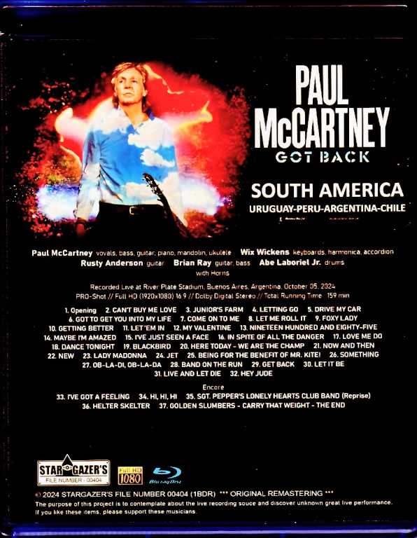 Paul McCartney ポール・マッカートニー/Argentina 10.5.2024