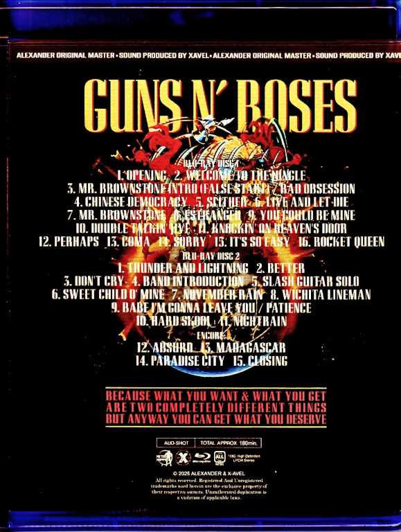 Guns N' Roses ガンズ・アンド・ローゼス/Kanagawa,Japan 2025