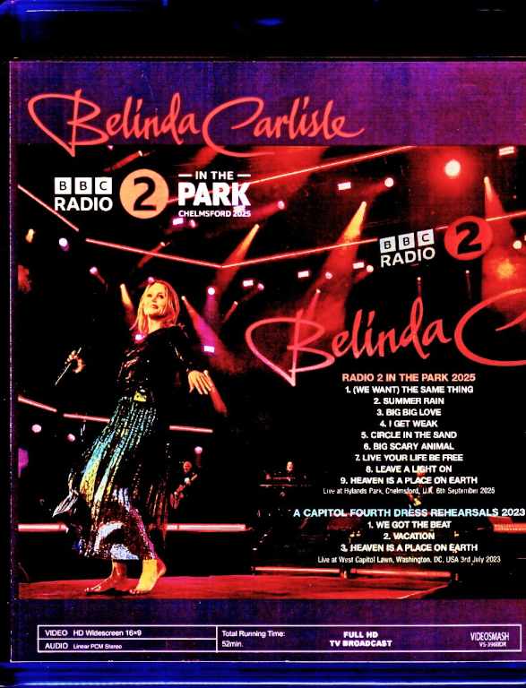 Belinda Carlisle ベリンダ・カーライル/England,UK 2025 Complete