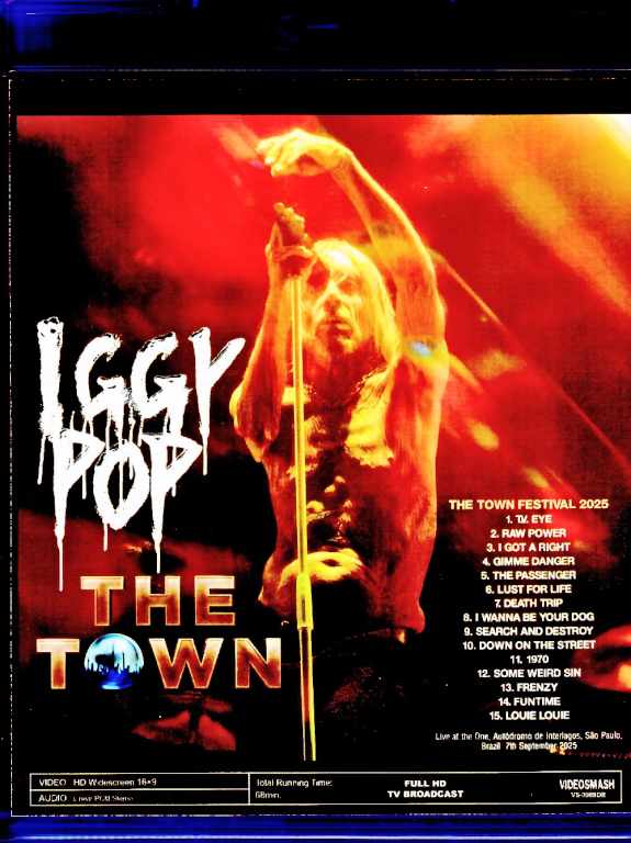 Iggy Pop イギー・ポップ/Brazil 2025 Complete Broadcast Edition Blu