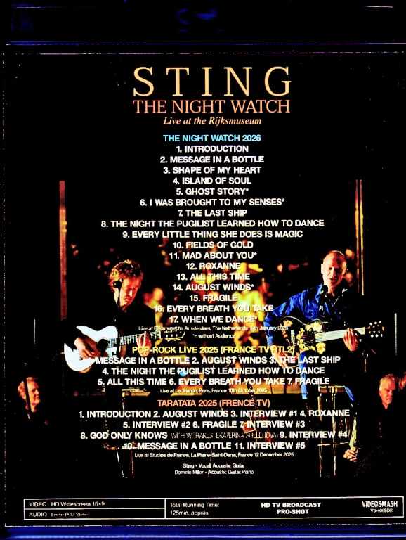 Sting スティング/Netherlands 2026 Complete Multi-Cam Edition