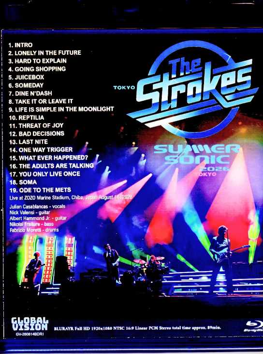 Strokes ストロークス/Chiba,Jpan 08.14.2026 Complete Pro-Shot