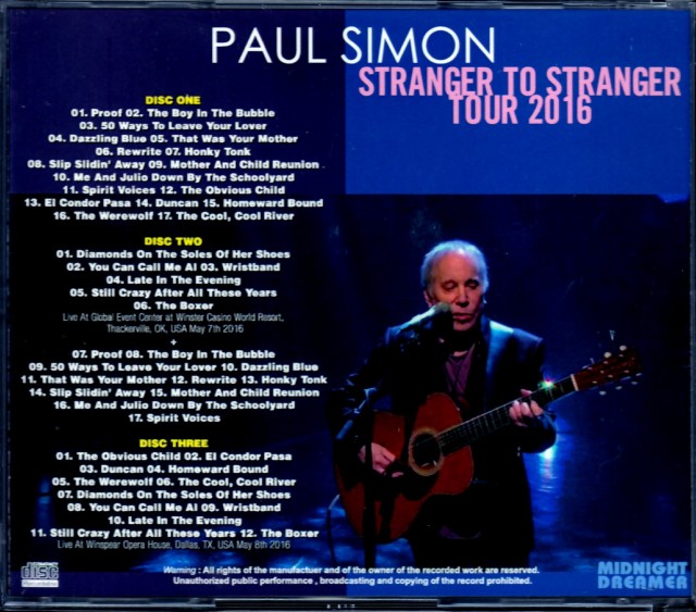PAUL SIMON ポール・サイモン　CD BOX IN RESTLESS DREAMS: THE MUSIC OF PAUL SIMON(2024/06/25発売