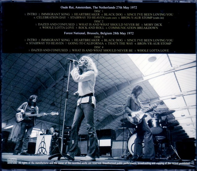 Led Zeppelin レッド・ツェッペリン/Netherlands 1972 & more
