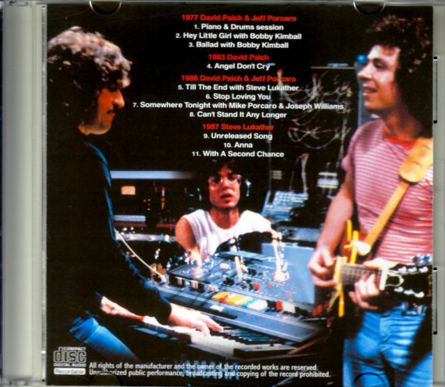 Toto トト/Rare Studio Demo Tracks