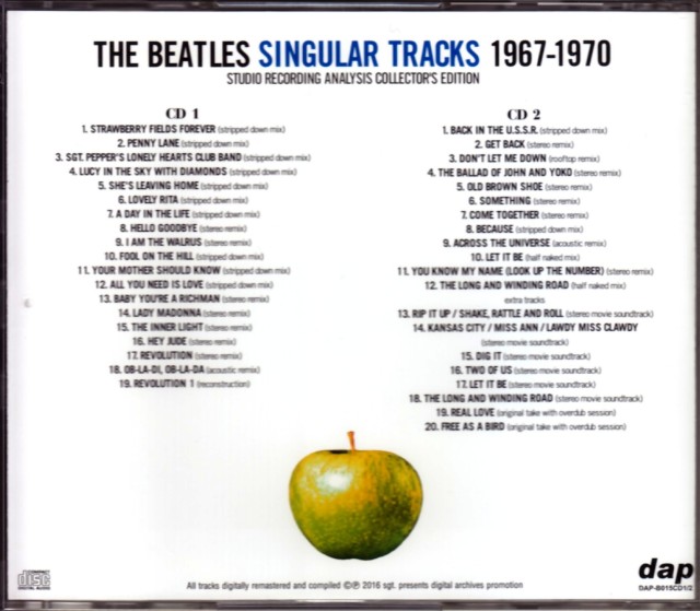 Beatles ビートルズ/Single Outtakes & Multitracks 1967-1970