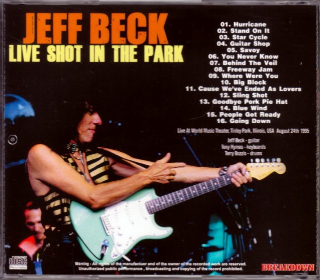 ジェフ・ベック Jeff Beck ピック ジェフ・ベック Jeff Beck ピック ミュージシャン