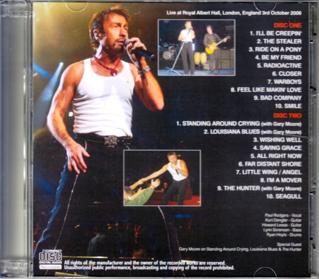 Paul Rodgers,Gary Moore ポール・ロジャース/UK 2006