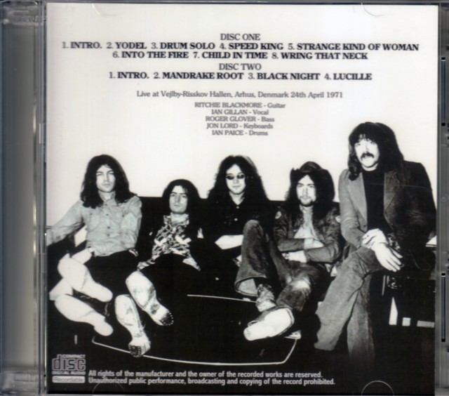ディープ・パープル ポスター　Deep Purple PROMO DEEP PURPLE COME HELL OR HIGH WATER｜Yahoo!フリマ（旧