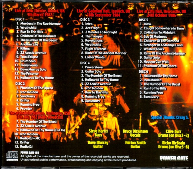 Iron Maiden アイアン・メイデン/UK Live Collection Vol.2