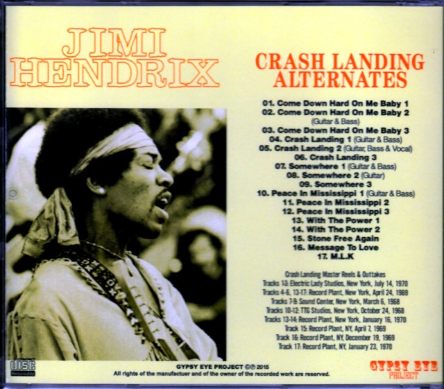 ジミ・ヘンドリックス／クラッシュ・ランディング Amazon.co.jp: Crash Landing: Music
