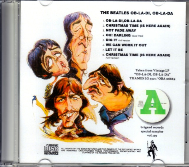 THE BEATLES 7インチシングル オブ・ラ・ディ、オブ・ラ・ダ ザ・ビートルズ The Beatles／オブ・ラ・ディ、オブ・ラ・ダ Ob La Di