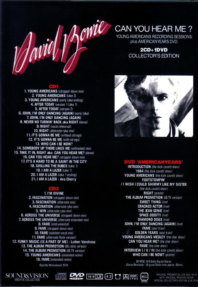 David Bowie デビッド ボウイ young americans LP Amazon.co.jp: Young Americans [ENHANCED CD]: ミュージック