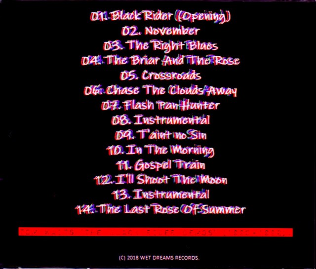 Tom Waits トム・ウェイツ/The Black Rider Demos 1990-1992
